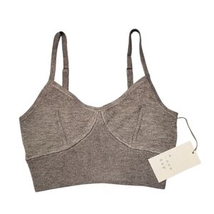 NWT A New Day Women's Gray Intimate Sweater Bralette Tank Top XS